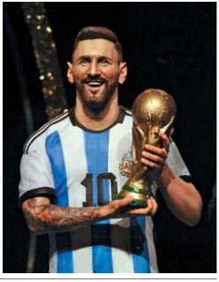 CONMEBOL homenageia Messi com uma estátua.