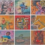 Mais de 200 pinturas dedicadas à música história musical do país e do continente para mostrar a importância desta arte na vida dos povos africanos.