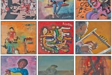 Mais de 200 pinturas dedicadas à música história musical do país e do continente para mostrar a importância desta arte na vida dos povos africanos.