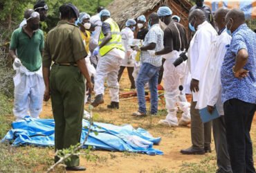 Subiu de 150 para 179 número de corpos exumados em terreno de seita cristã no Quénia